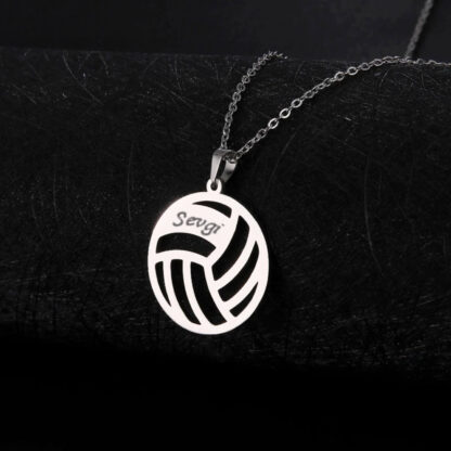 İsimli Voleybol Topu Kolye