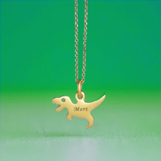 Minimal T-Rex Dinozor Kolye